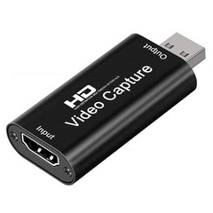 Metal 4K HDMI-compatible to USB Video Capture Card 1080P USB 2.0 Game Grabber
