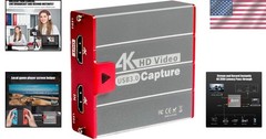 4K HDMI Video Capture Card for Game Streaming