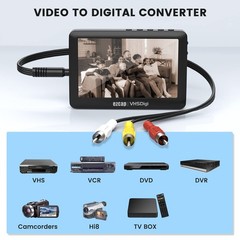 VHS to Digital Converter, Video Converter 3.0 (Third Black 2
