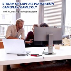 4K30 HDMI Game Capture Card 1080p60 USB3.2 Gen1 Type-C&USB-A,for PS5 Xbox Switch