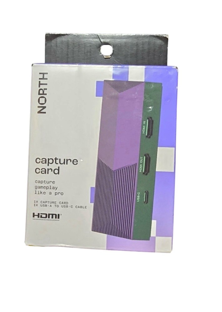 NORTH 1080p/60 Capture Card with Audio Jack Brand New