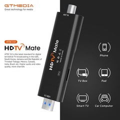 ATSC 3.0 TV Tuner 4K UHD ATSC 1.0 Digital TV Converter Stick Free DVR PVR Record