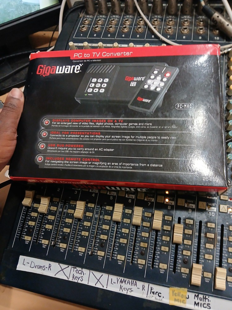 Gigaware Pc To Tv Converter — Connects Computers To TV Used