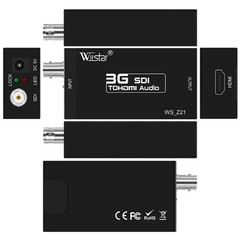Wiistar SDI to HDMI Converter 3G/HD-SDI Audio Video Adapter Full HD…