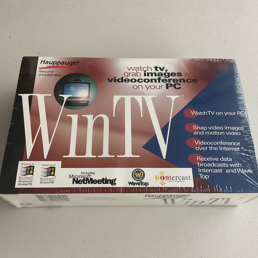 Hauppauge WinTv Microsoft Model 00404 Brand New Sealed