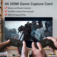 4K HDMI Compatible USB 3.0 Video Capture Card 1080P 60fps Video Recorder Grabber