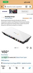 Blackmagic Intensity Shuttle for USB 3.0 – HDMI/Analog Capture & Playback Card