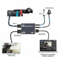 Video Capturer Card HDMI 4K 60Hz USB 3.0 1080P Live OBS Capturing Game Recorder
