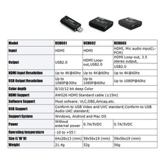 Audio Video Capture Cards Cam Link Card HDMI to USB 2.0 Full HD Record via DS…