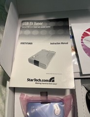StarTech USB 2.0 TV Tuner W/Remote Control Bring Cable TV to Your PC Laptop New