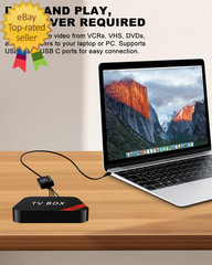 VHS to Digital Converter Usb A Usb C Video 1080P Capture Card Rca Av to USB2 0 A
