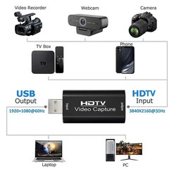 HDMI to USB Video Capture Card 1080P Recorder Phone Game Video Live Streaming US
