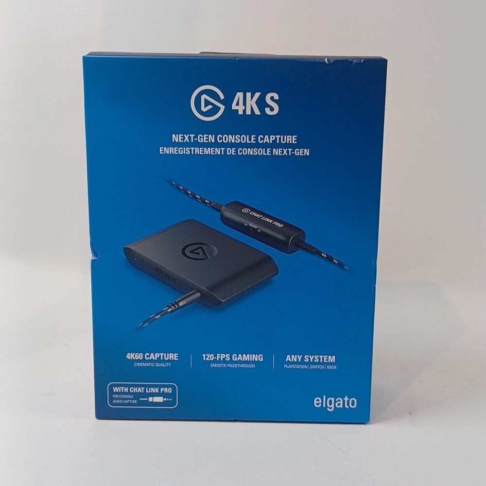 Elgato 4K S External Video Capture Card For Consoles