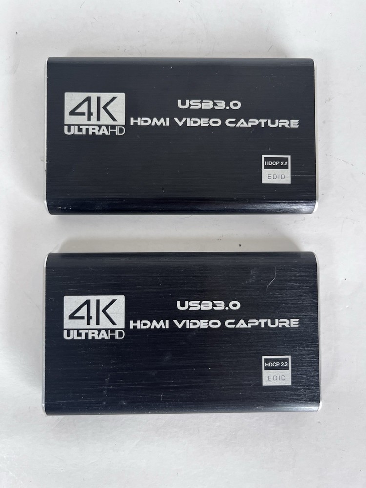 4K Ultra HD HDMI to USB 3.0 Video Capture Card (2 pack)