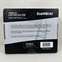 SoundBeast Video Audio Capture Box 2.0 Convert Record VCR VHS AV RCA To Digital