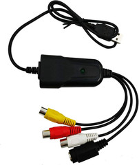 Portable USB 2.0 AV/RCA Composite and S-Video Audio Video Capture Card Adapter V
