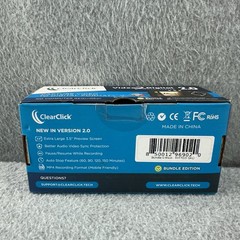 ClearClick Video to Digital Converter 2.0 Second Gen VHS Camcorder Tapes Bundle