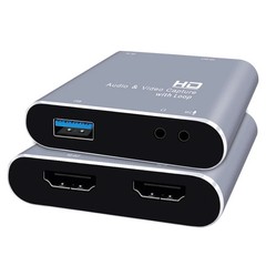 Z37 HDMI Female + Mic to HDMI Female + Audio + USB HD Video & Audio Capture Card