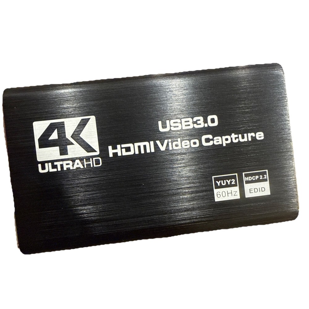 Capture Card Nintendo Switch, 4K HDMI Video Capture Card, 1080P 60FPS, HDMI to U