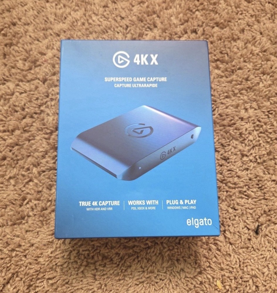 Elgato 4K X – Superspeed Game Capture Card – Brand new, sealed in box