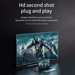Type C/B3.0 to Dual HDMI Adapter 1080P 60Hz Extend 2 Different Screen Hub B9