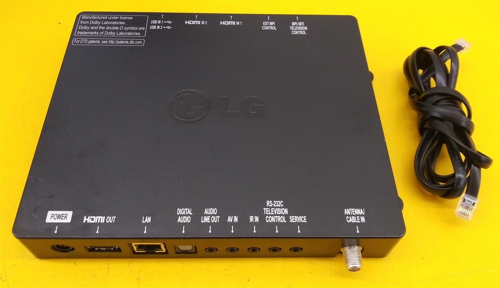 ⭐️⭐️⭐️⭐️⭐️ LG STB-3000 IPTV Set Top Box w Cable