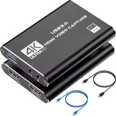 Video Capture Card, 4K HDMI Video Capture, USB 3.0 Game Capture Card, Video C…