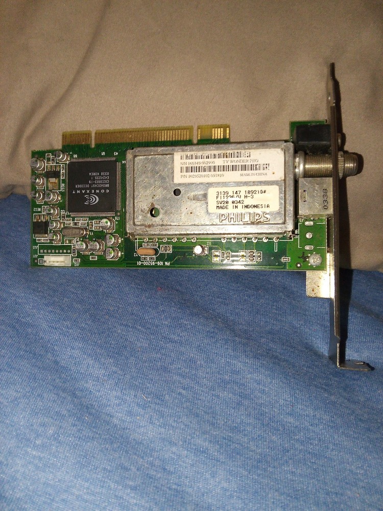 ATI TV Wonder Pro PCI TV Tuner Video Capture Card 109-95200-01 Retro PC