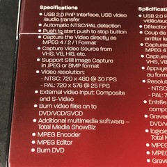 Diamond VC500 One Touch Video Capture Device USB 2.0 – New Open Box