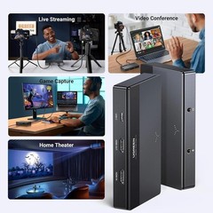 HD Capture Card 4K 60Hz Loop-out USB C 3.0 1080P 60FPS for Gaming Streaming