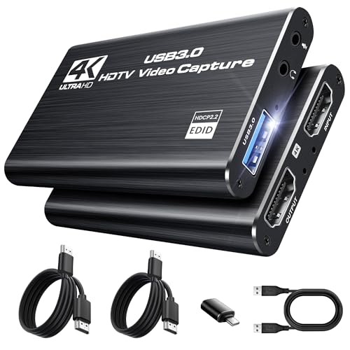 Avedio Links HDMI Capture Card 2K@30fps/1080P@60fps Low Latency for Switch