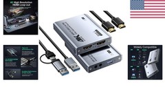 0 HDMI Capture Card, 4K Passthrough, 1080P60 2K30 Recording | Aluminum shell,…