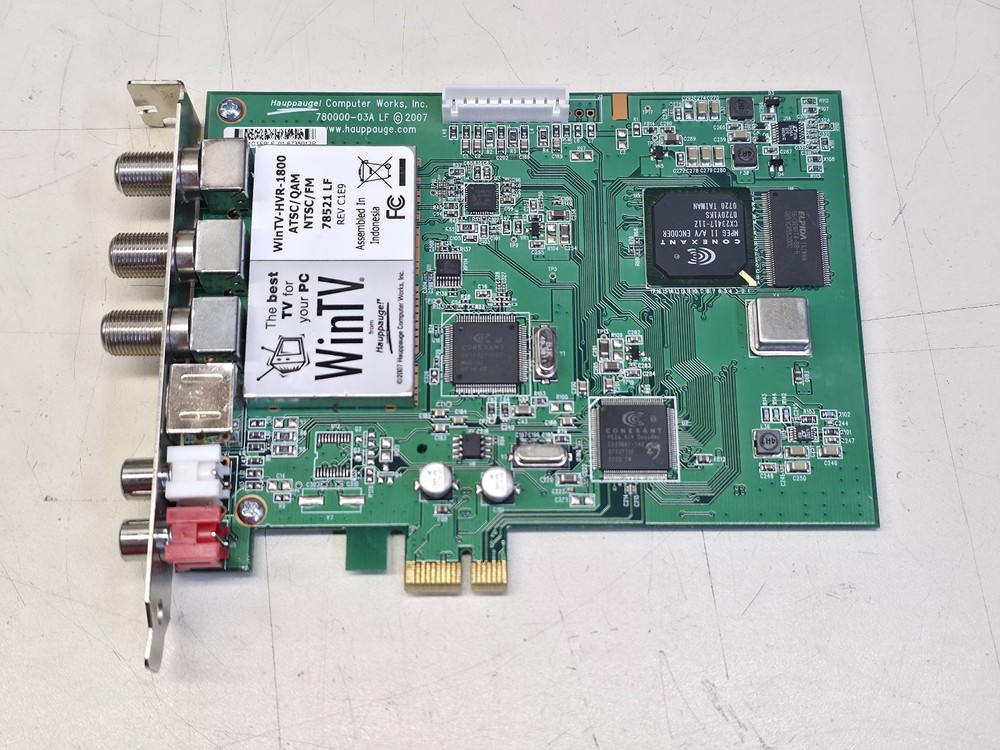 Hauppauge WinTV-HVR-1800 ATSC/QAM NTSC/FM 78521 LF Rev C1E9 PCIe TV Capture
