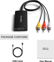 Dingsun HDMI to RCA Converter, AV Older TV TO converter