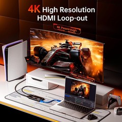 Versatile 1080P HDMI Capture Card for Live Gaming, Video Conferencing
