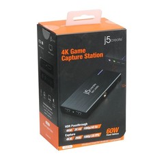 J5create 4K Game Video Capture Card Station (Model:JVA14) – New in Box!!