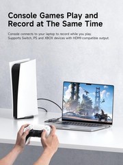 USB 3.0 HDMI Video Capture Card 1080P 60FPS w/ 100W PD USB-C Streaming