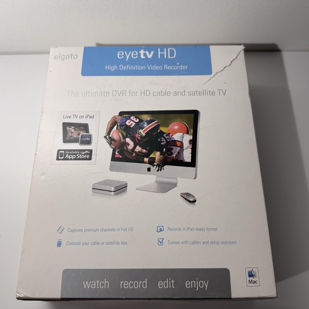 Elgato EyeTV HD DVR H.264 Video Capture Video Recorder for Cable Satellite TV