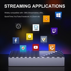 2 Channel HDMI Video Capture Card,4K30 Input Video Broadcast Game Live Stream…