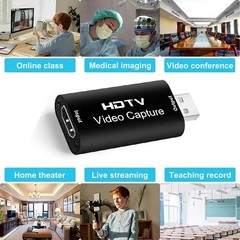 4K HDMI to USB Video Capture Card 1080P Game Recorder Live Streaming Adapter,1pc