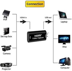 4K Audio Video Capture Card USB 3.0 HDMI Video Capture Device Full HD Recording