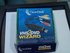 CLEARCLICK VHS 2 DVD WIZARD WITH USB CAPTURE DEVICE