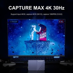 2 Channel HDMI Video Capture Card,4K30 Input Video Broadcast Game Live Stream…