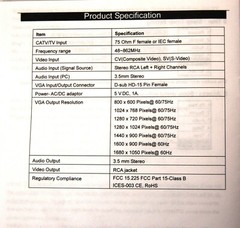 Steren 203-250 TV/PC Converter/Tuner TV to PC Monitor Converter NTSC Tuner (NEW)