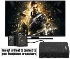 HD Game Capture Video Capture 1080P HDMI/AV Recorder Xbox 360&One/ PS3 PS4,Su…