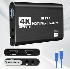 4K Ultra HD HDMI Video Capture Card USB 3.0 External Digital Format 4 Ports