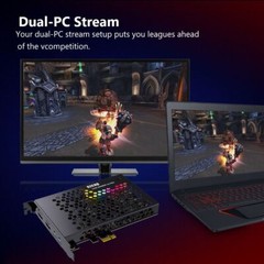 PCIE Game Capture Card 4K30/1080p120HZ Video Record Live Streaming HDR HDMI In
