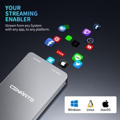 Aluminum HDMI Capture Card, USB 3.0 1080P 60FPS Audio Video Capture Card for …