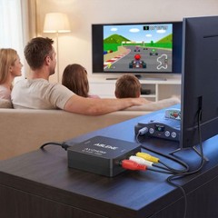 ABLEWE RCA to HDMI,AV HDMI Converter, 1080P Mini Composite CVBS Black