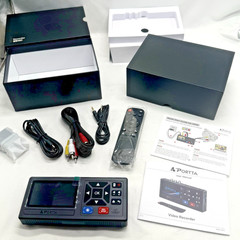 Portta VD22P VHS to Digital Converter with 5″ HD Screen, VHS VCR DVR DVD Hi8